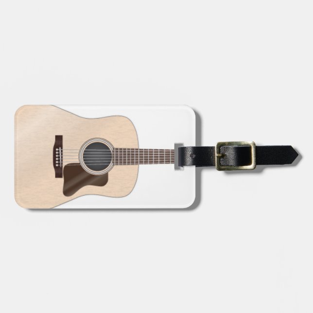 guitar luggage tag (Front Horizontal)