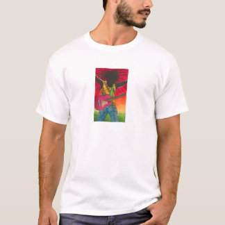 Guitar Man By Karen Bates Studio T-Shirt
