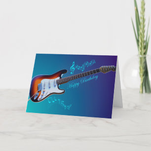 Guitar Man Card