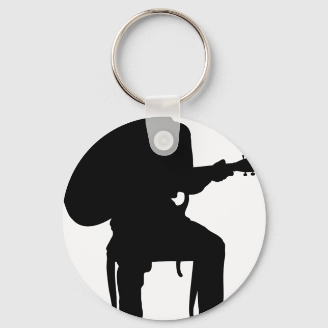 Guitar Man Key Ring (Front)