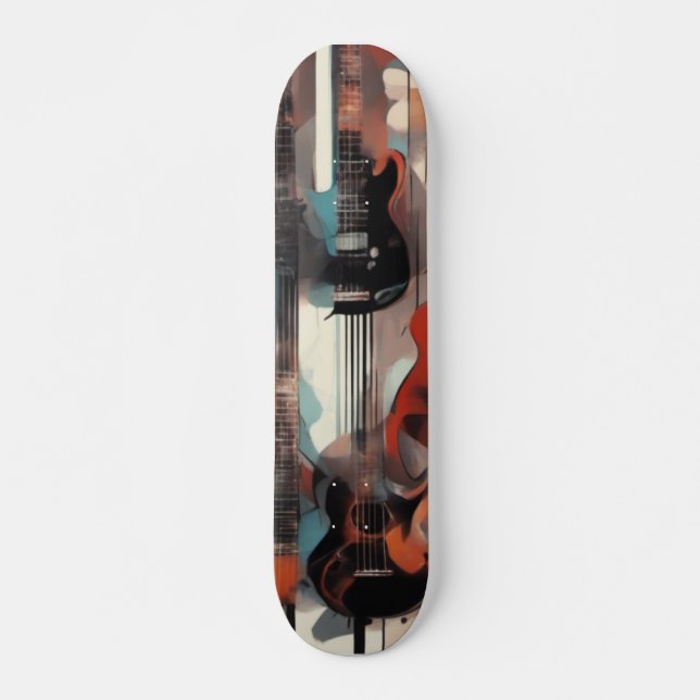 Guitar Montage Skateboard (Front)