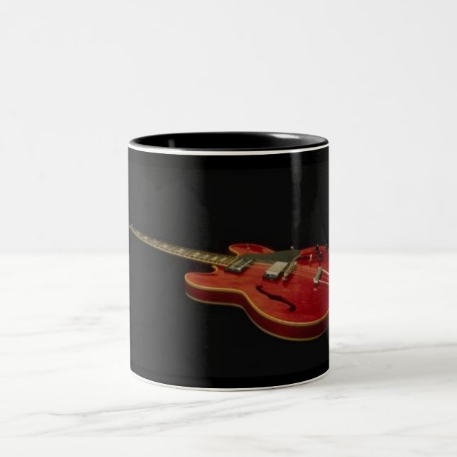 Guitar -Mug- Two-Tone Coffee Mug (Center)