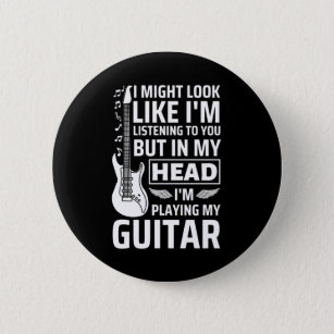 Guitar Music 6 Cm Round Badge