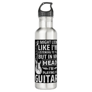 Guitar Music 710 Ml Water Bottle