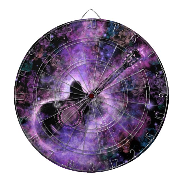 Guitar Music Dart Board (Front)
