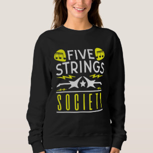 Guitar Music Five Strings Society Sweatshirt