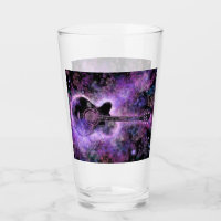 Guitar Music Glass