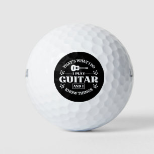 Guitar Music Golf Balls