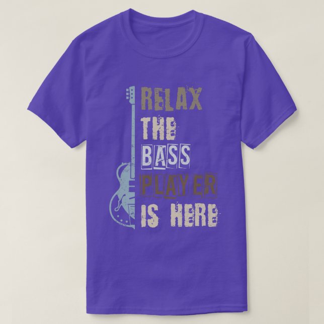 Guitar Music Lover Bassist Bass Guitar  T-Shirt (Design Front)
