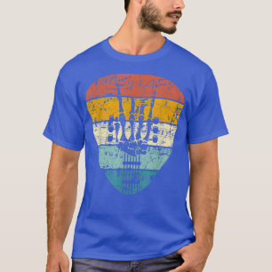 Guitar Music Lover Gift Vintage Rock & Roll Skele T-Shirt