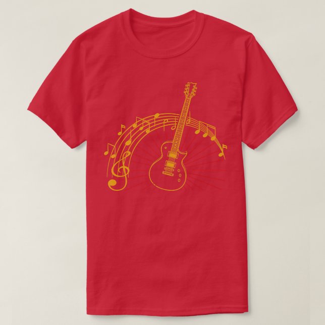 Guitar Music Lover Guitar508 T-Shirt (Design Front)