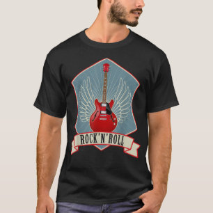 Guitar Music Lover Roch n Roll  T-Shirt