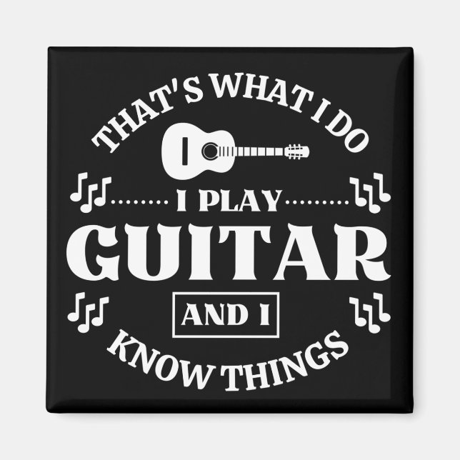 Guitar Music Magnet (Front)