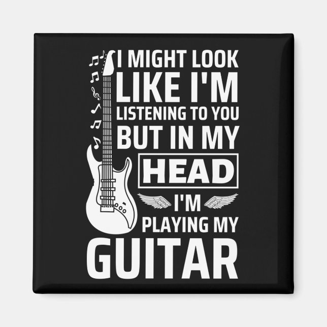 Guitar Music Magnet (Front)