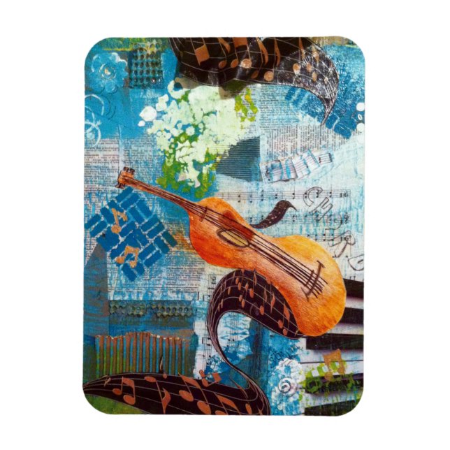 Guitar Music Magnet (Vertical)