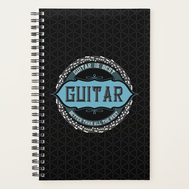 Guitar Music Note Circle Planner (Front)