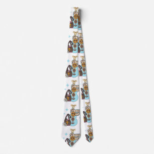 guitar music pattern tie