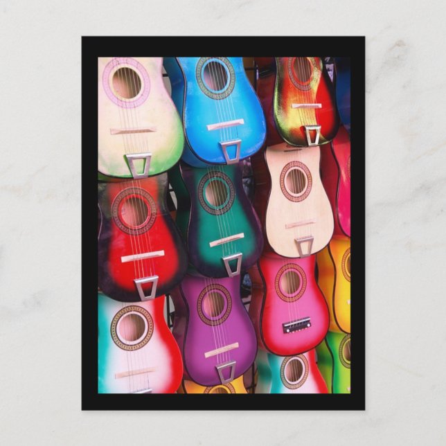 Guitar Music Post Card (Front)