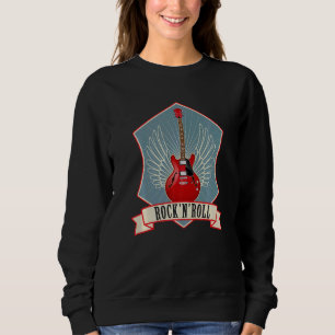 Guitar Music Roch N Roll Sweatshirt