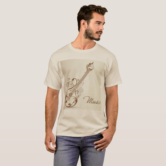 Guitar Music Shirt (Front Full)