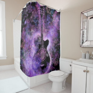 Guitar Music Shower Curtain