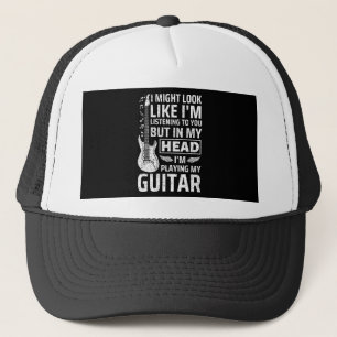 Guitar Music Trucker Hat