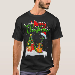 Guitar Music Xmas Decorations Santa Guitar Chris T-Shirt