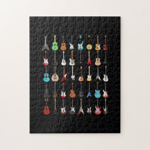 Guitar Musical Instrument Rock and Roll Jigsaw Puzzle