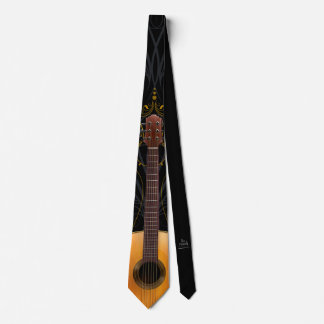 Guitar Necktie Music-Themed Design Version 4