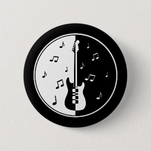 Guitar Night 6 Cm Round Badge