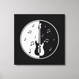 Guitar Night Canvas Print