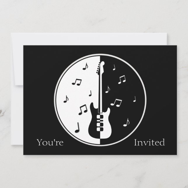 Guitar Night Invitation (Front)