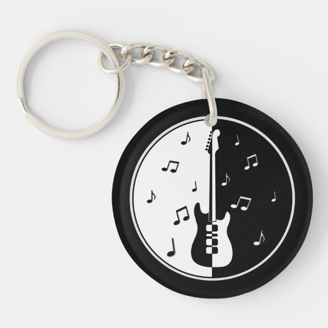 Guitar Night Key Ring (Front)