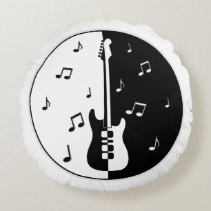 Guitar Night Round Cushion
