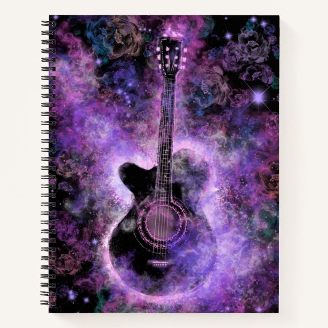 Guitar Notebook Musical Design (Front)