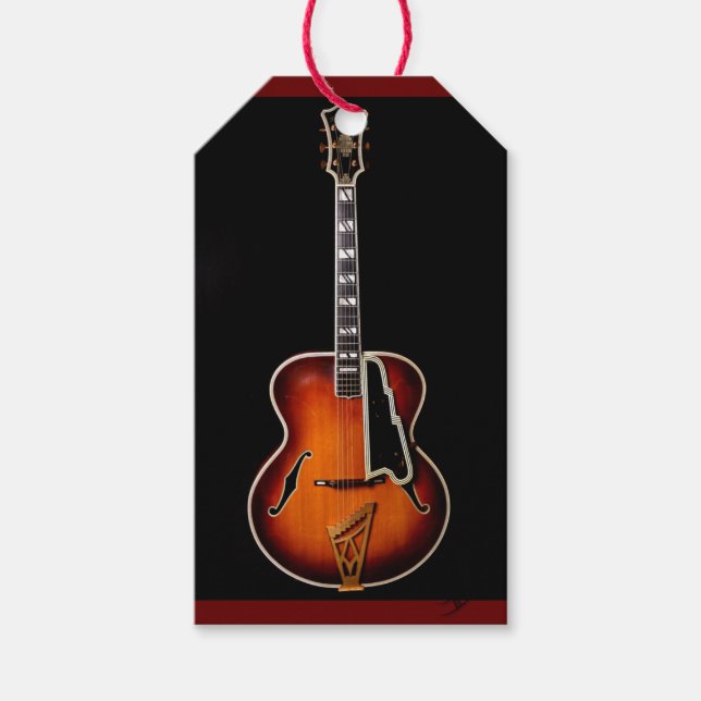 "Guitar Notes" Gift Tags (Front)