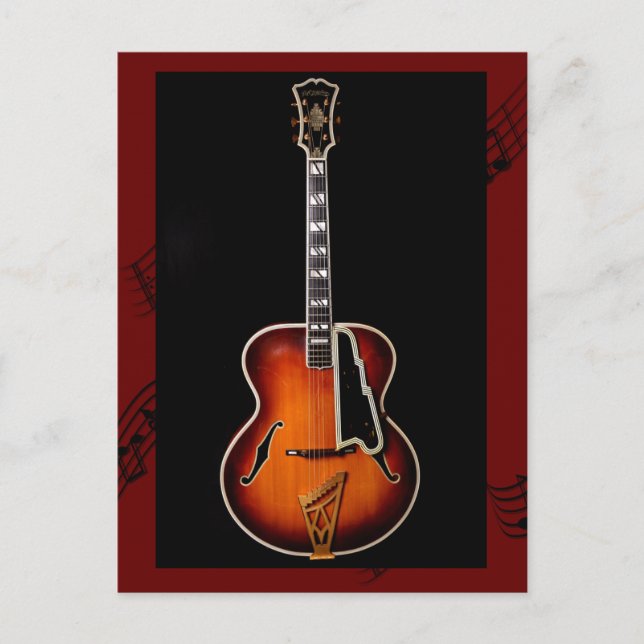 "Guitar Notes" Postcard (Front)