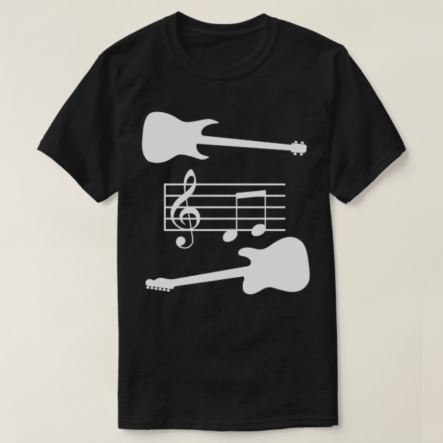 Guitar Notes T-Shirt (Design Front)