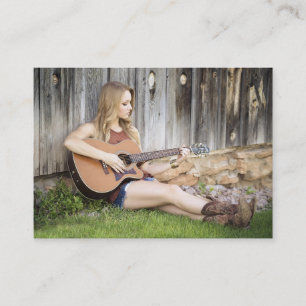 Guitar or Music Lesson Business Card