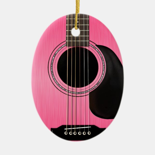 Guitar Ornament Pink (Front)