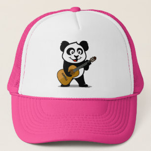 Guitar Panda Trucker Hat