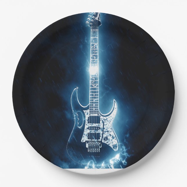 Guitar Paper Plate (Front)