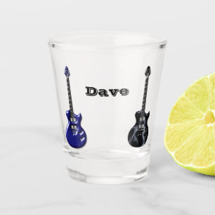 Guitar Personalised Shot Glass
