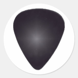 Guitar Pick Classic Round Sticker