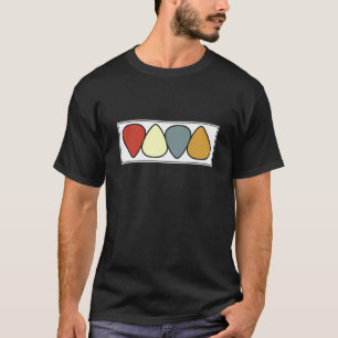 Guitar Pick For Guitarist Retro Vintage musician 1 T-Shirt