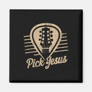 Guitar Pick Jesus Music Pastor Happy Easter Day Gu Magnet