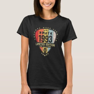 Guitar Pick  Legends Were Born In May 1993 Guitar T-Shirt