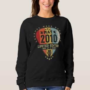 Guitar Pick Legends Were Born In May 2010 Guitar Sweatshirt