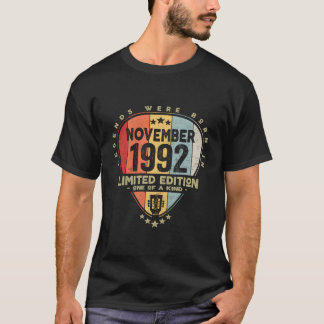 Guitar Pick - Legends Were Born In November 1992 G T-Shirt