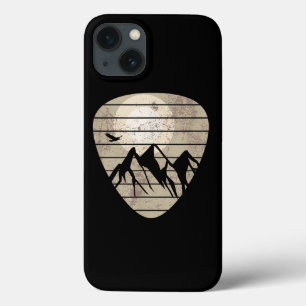 Guitar Pick Mountain Cool Guitar Player Guitarist iPhone 13 Case